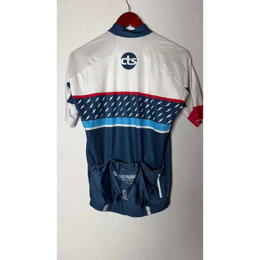 Giordana cycling jersey features a CTS logo sz L